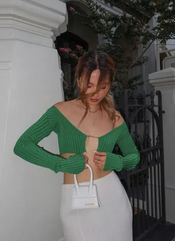 Jacquemus La Maille Pralu Dark Green Size 6 - Image 2