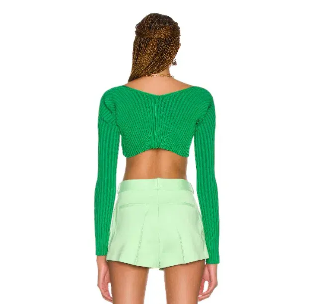 Jacquemus La Maille Pralu Dark Green Size 6 for rent on The Volte - main image