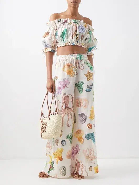 Alemais Adella Top and Trouser Set Print Size 6 - Image 1