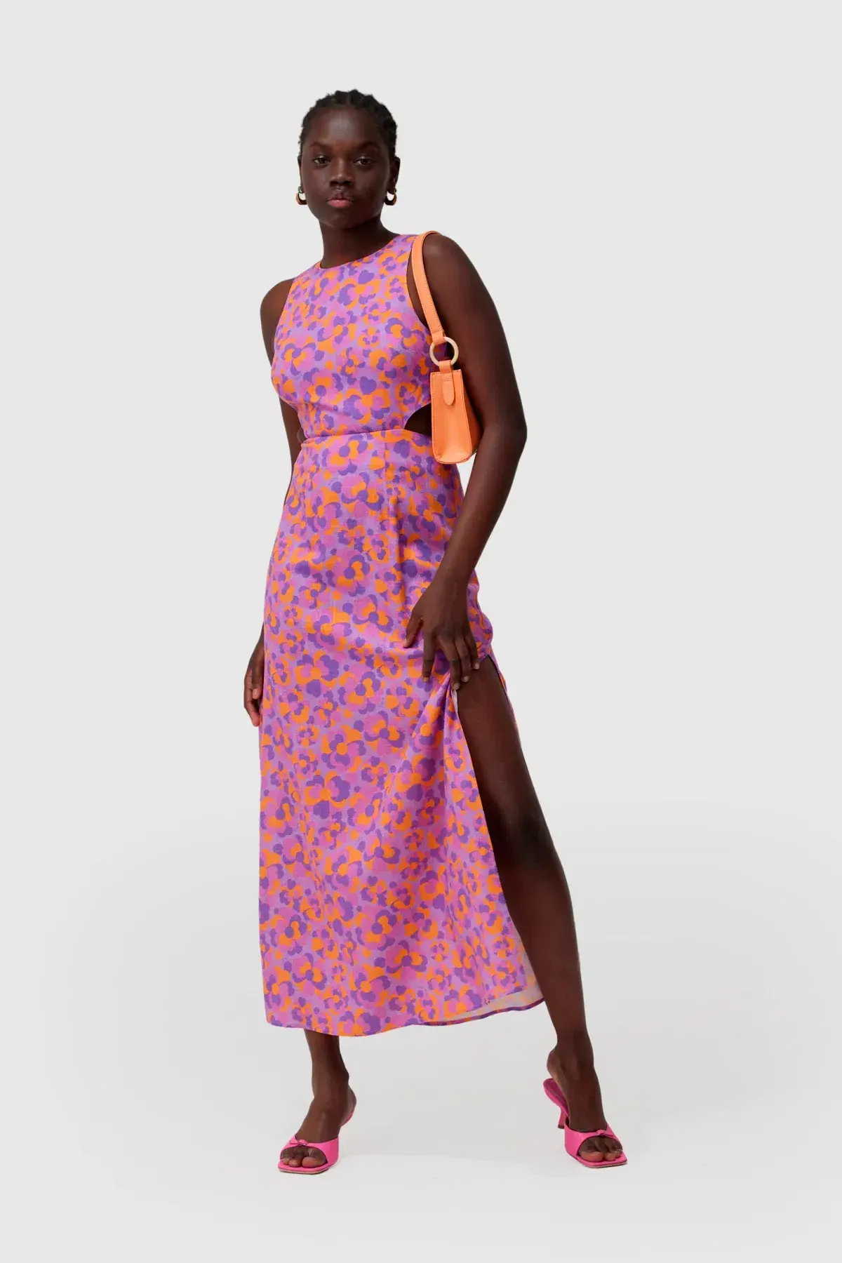 The Wolf Gang Audrey Cut Out Maxi Dress Tropics Size 10  - Image 2
