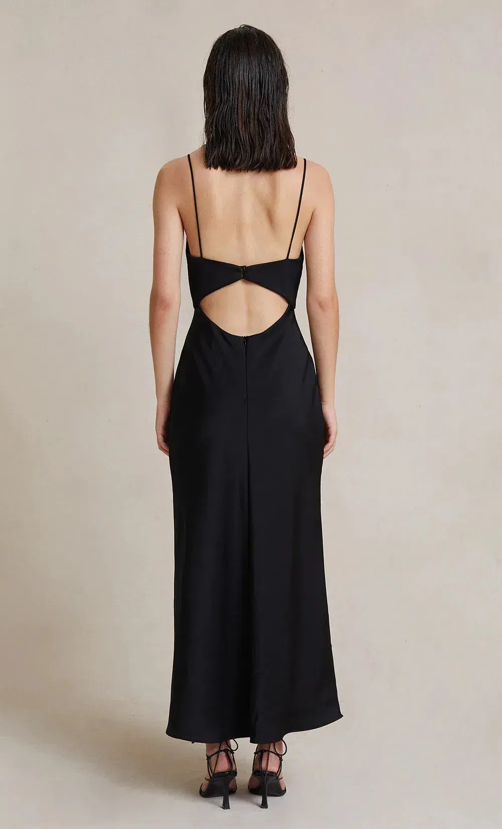Bec & Bridge Valerie Midi Dress Black Size 8 - Image 2