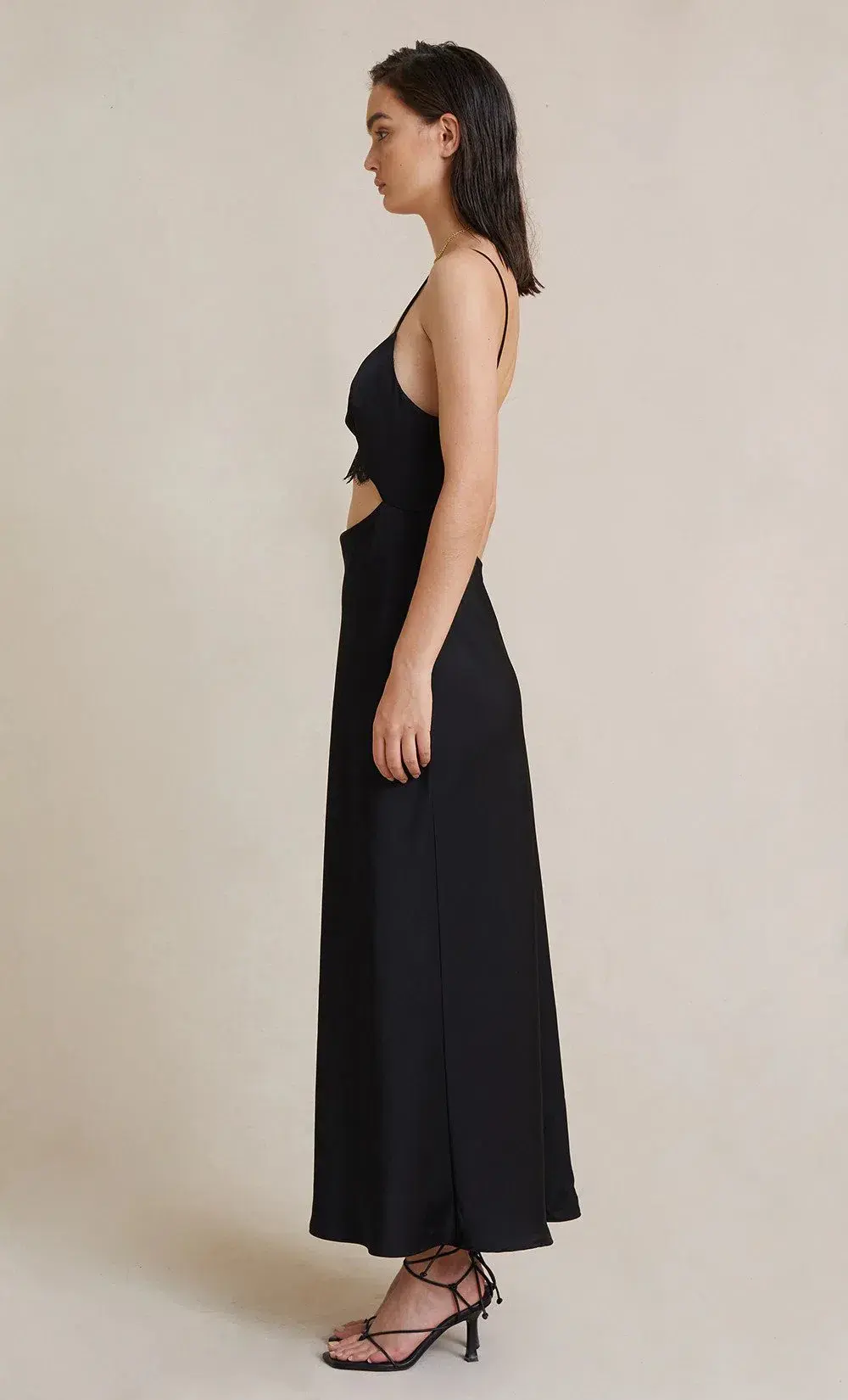 Bec & Bridge Valerie Midi Dress Black Size 8 - Image 3