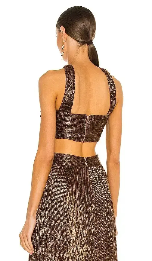 Love Nookie Alchemy Crop Top and Skirt Rust Size XS - Image 2