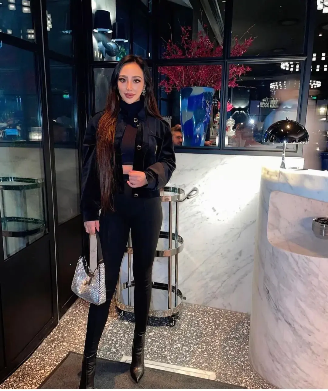 Prada Satin Mini Bag with Crystals for rent on The Volte - main image