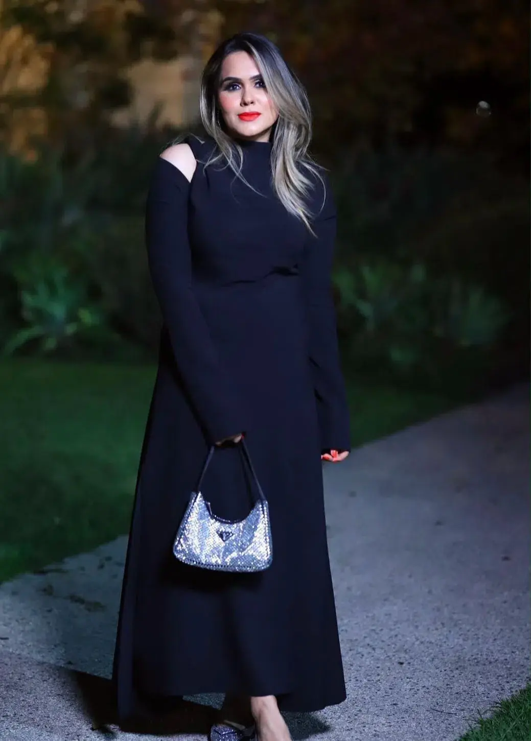 Prada Satin Mini Bag with Crystals for rent on The Volte - main image