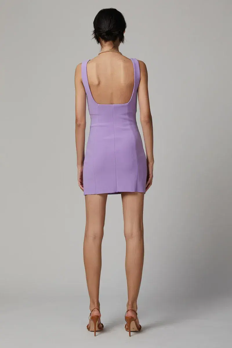 Bec & Bridge Candy Mini Dress Lilac Size 12 - Image 4