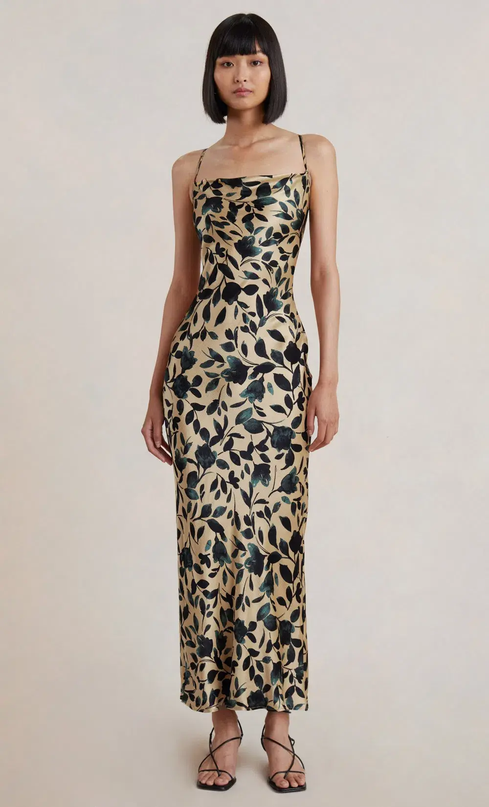 Bec & Bridge Silhouette Vine Maxi Dress Print Size 6  - Image 1