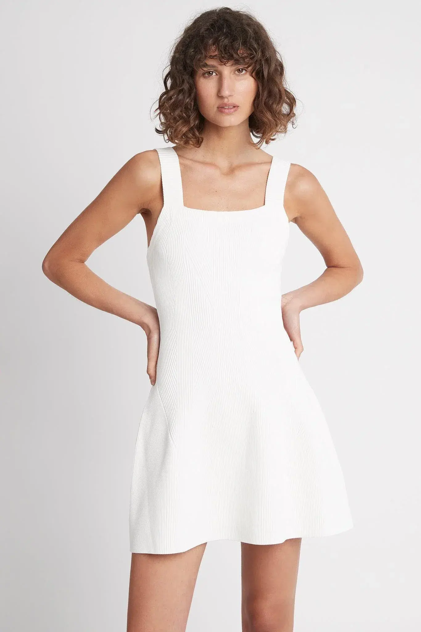 AJE Casa Mini Knit Dress Ivory Size 6  - Image 1