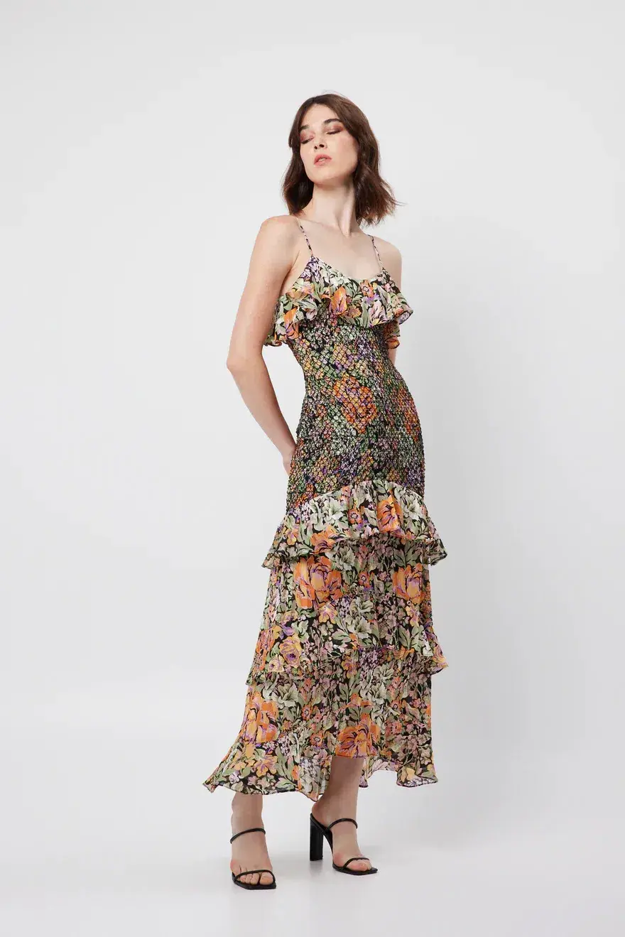 Elliatt Curatorial Maxi Dress Print Size 12 - Image 1