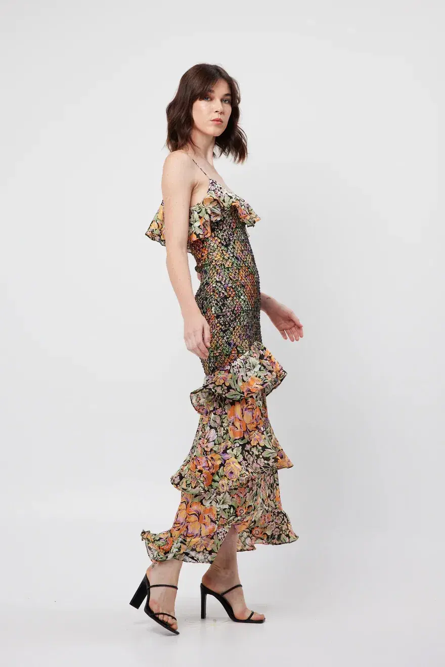 Elliatt Curatorial Maxi Dress Print Size 12 - Image 2