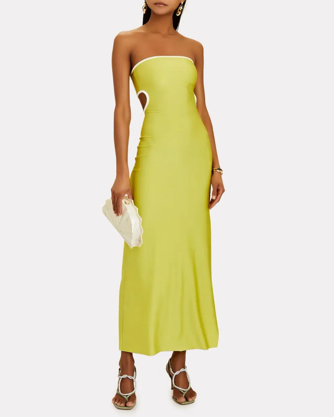 Baobab Mambo Dress Green Size XS for rent on The Volte - main image