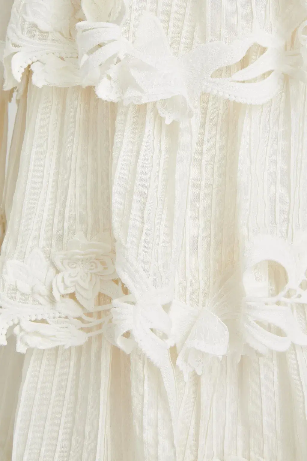 Zimmermann Luminous Embroidered Gown Natural Size 2 for rent on The Volte - main image