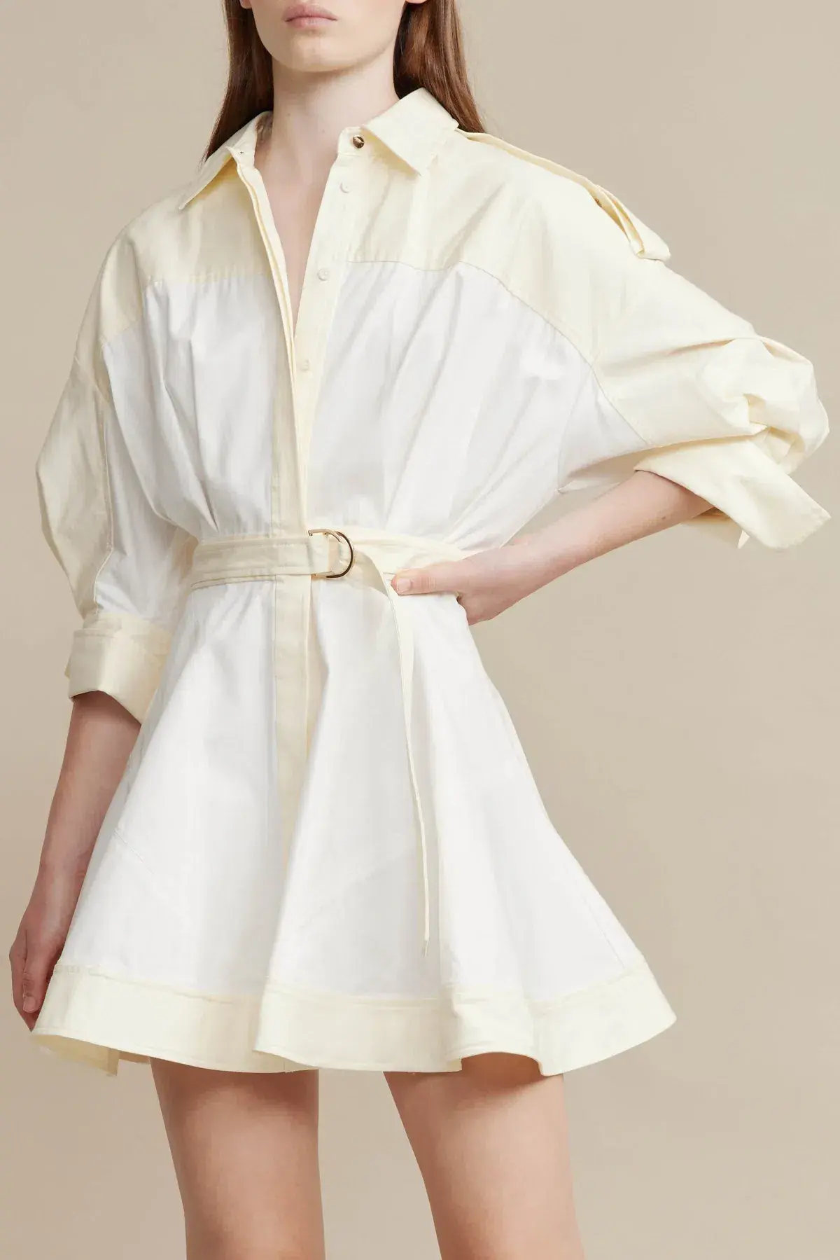 Acler Vienna Dress In Cannoli Cream Size 8 - Image 1