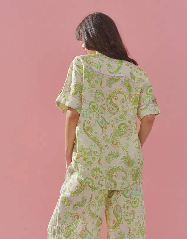 Alemais Marta Shirt in Mint Size 6 - Image 2