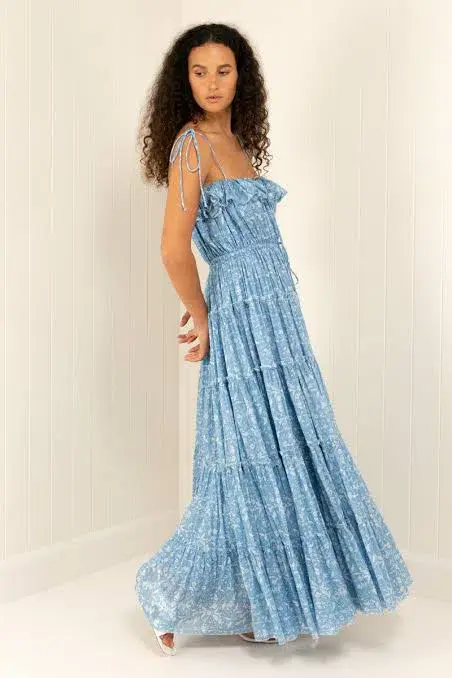 Palm Noosa With Love From Dress Blue Size 6 - Image 2