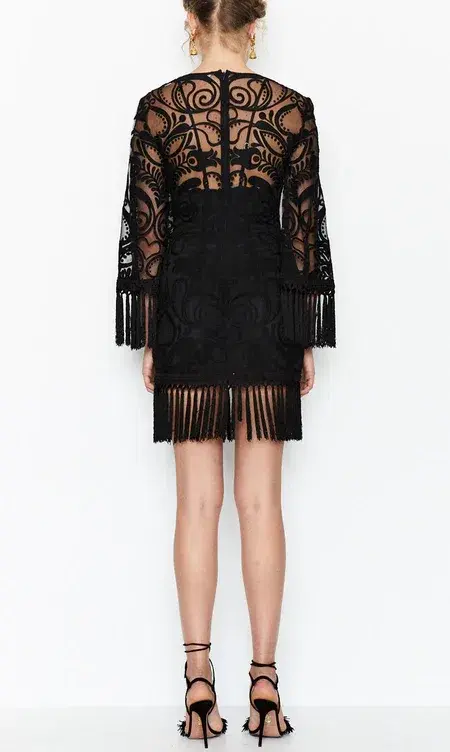 Alice McCall Rhiannon Mini Dress Black Size 6 - Image 3