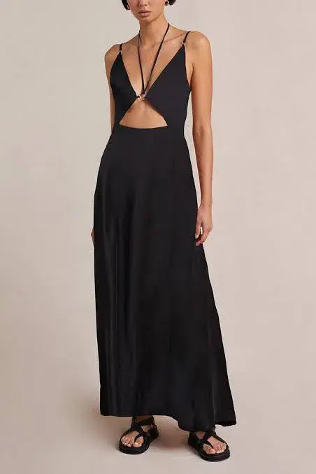 Bec & Bridge Casablanca Maxi Dress Black Size 8 - Image 1