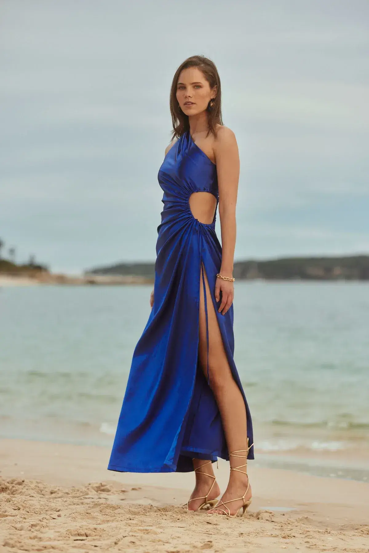 Sonya Moda Nour Maxi Dress in Moroccan Blue Size XS - Image 2