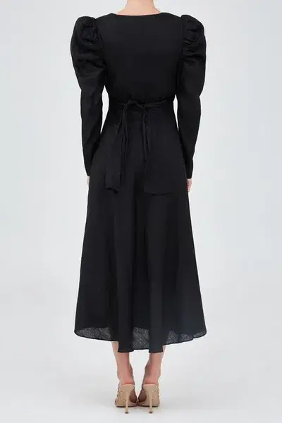 Keepsake the Label I Know Midi Dress Black Size 8 for rent on The Volte - main image