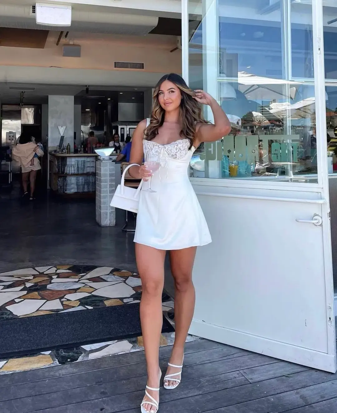 Jacquemus Le Chiquito Moyen Bag White for rent on The Volte - main image