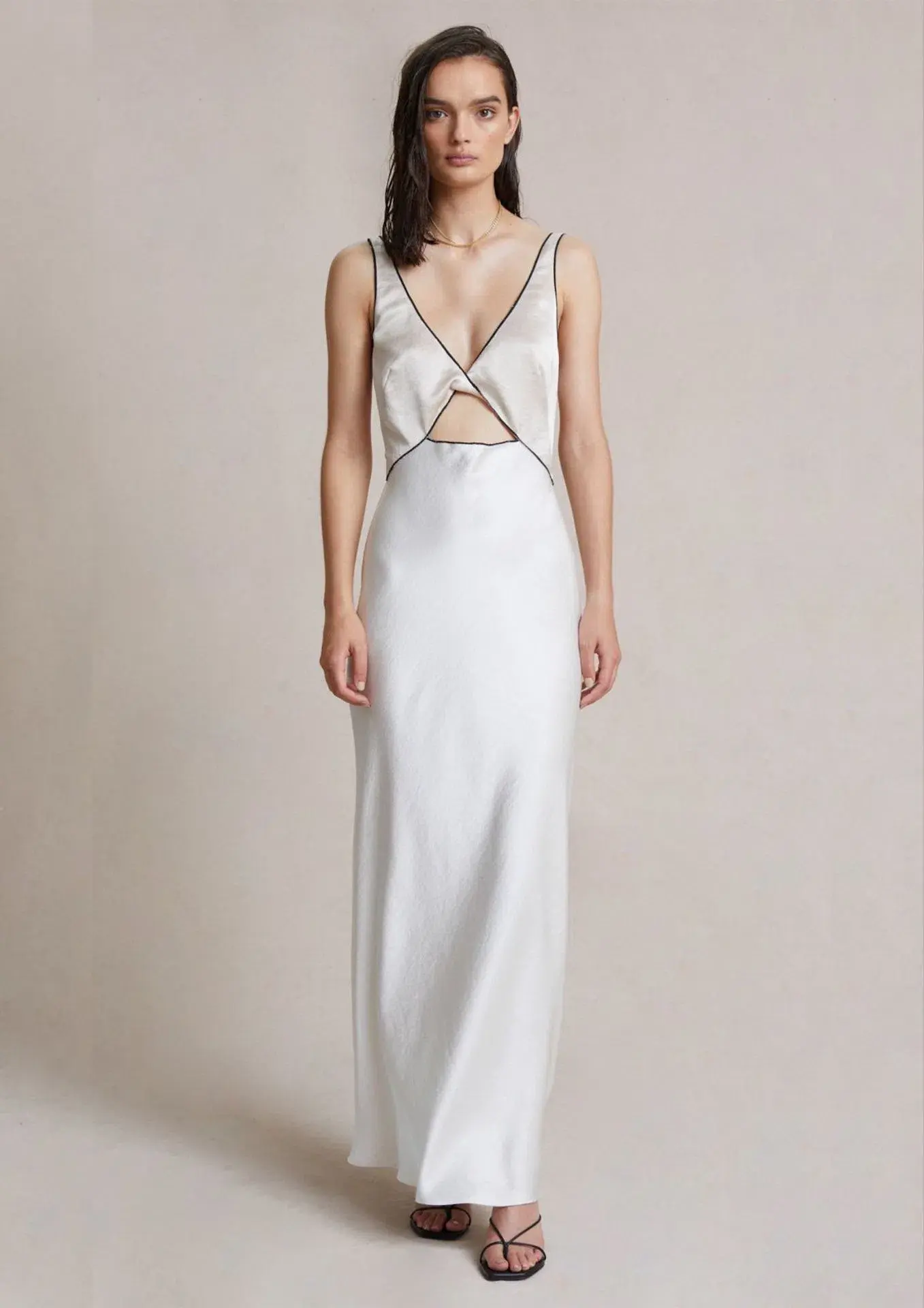 Bec & Bridge Sandy Maxi Dress Ivory Size 6 - Image 1