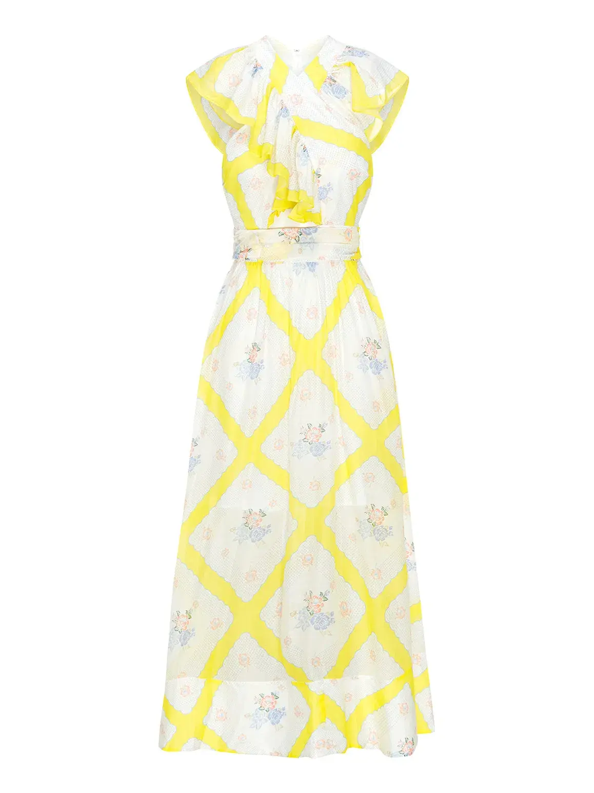 Alice McCall LA Girl Midi Dress Citrus Size 6 - Image 6