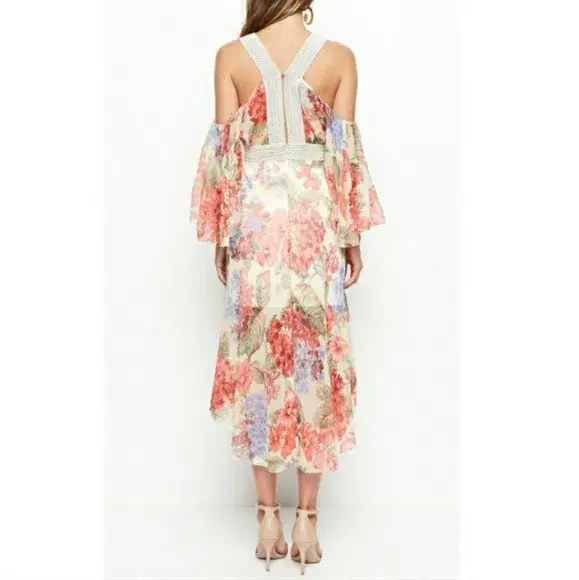 Alice McCall The Dreamer Midi Dress Morning Floral Size 6  for rent on The Volte - main image