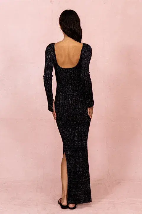 Posse the Label Connie Dress Black Sparkle Size 8  - Image 3