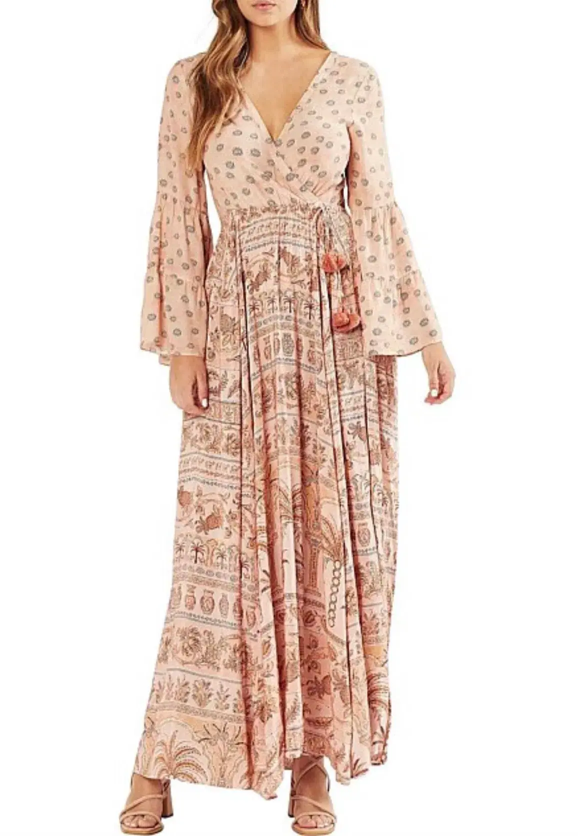 Tigerlily Aziza Maxi Dress Print Size 10 - Image 1