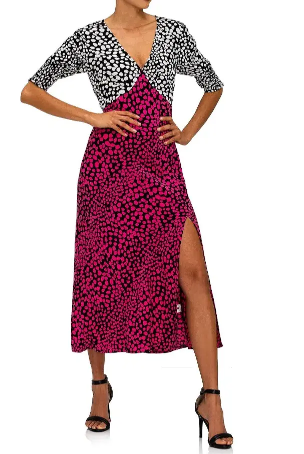 Rixo London Dress Animal Print Size 8 - Image 1