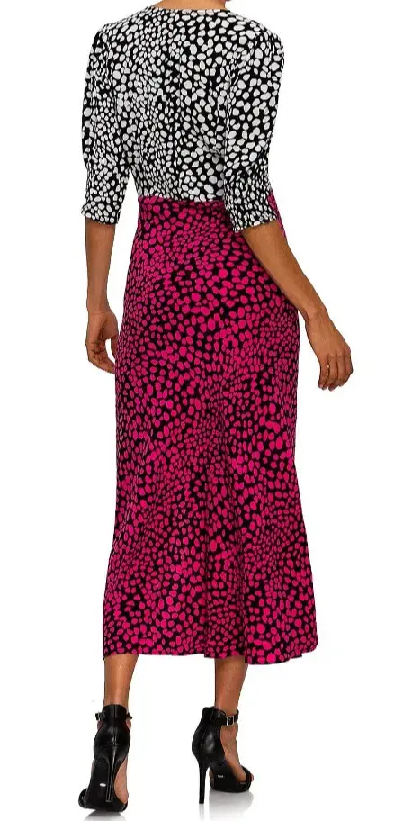 Rixo London Dress Animal Print Size 8 - Image 2