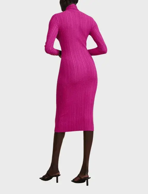 Acler Windsor Dress Pink Size 10 - Image 4