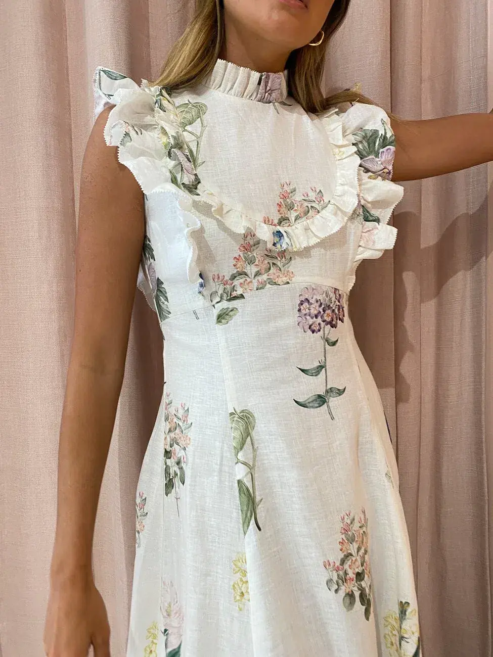 Alemais - Jules Midi Dress Print - Size 10 - Image 3