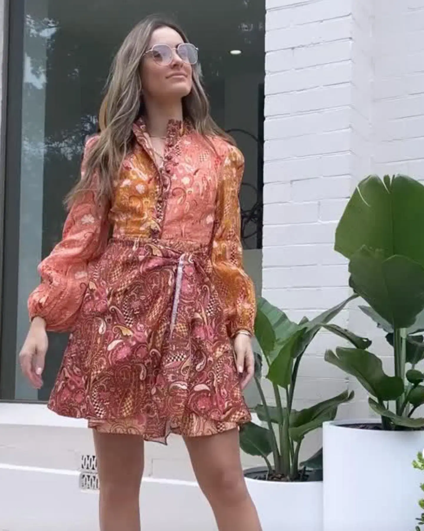 Kate Ford Matien Wrap Dress in Multi Size 1 - Image 6