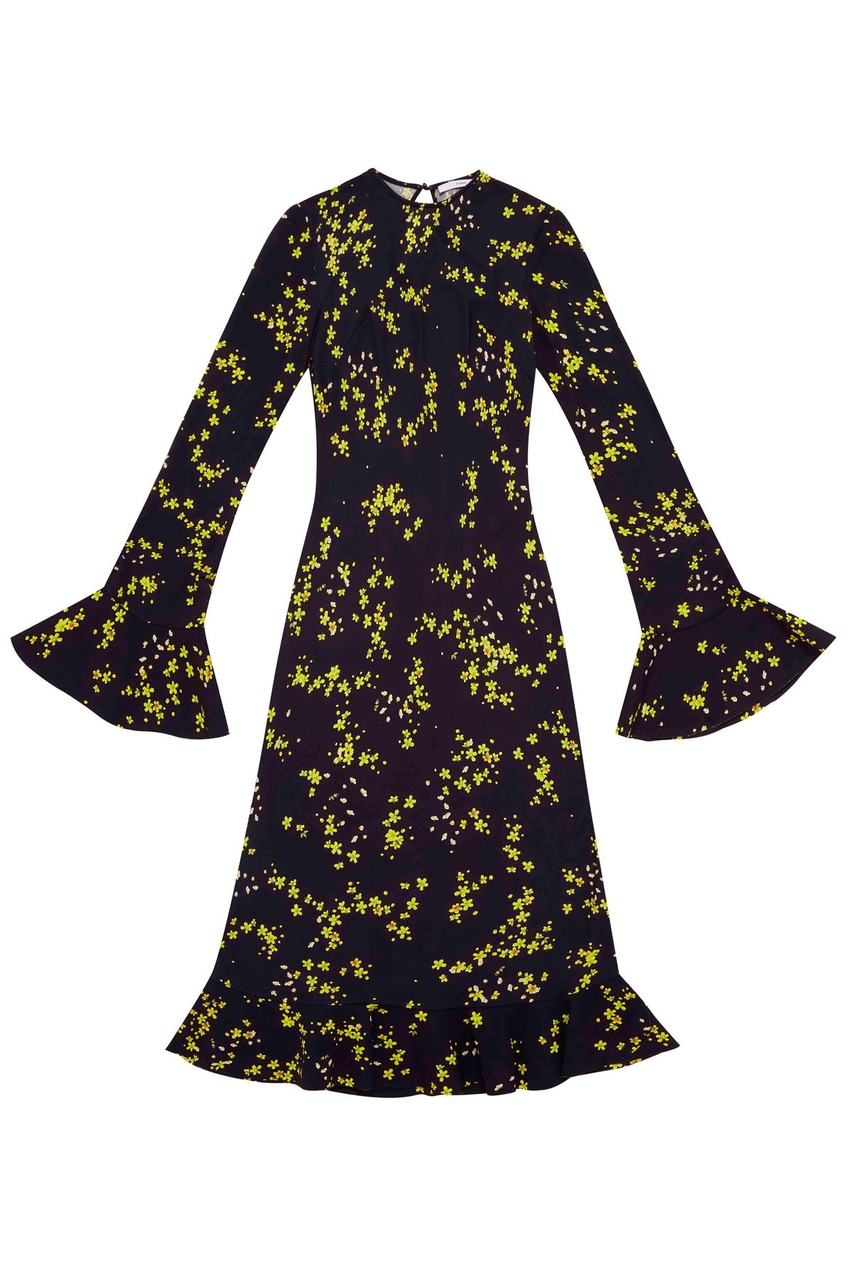 By Johnny Black Daisy Frill Sleeve Slip Dress Size 10 - Image 3