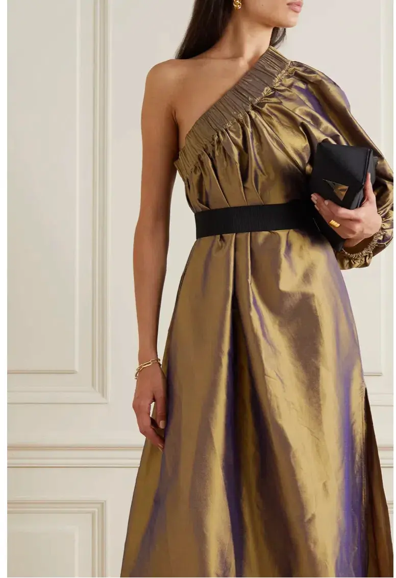 ARTCLUB Aster Dress Bronze One Size  - Image 2