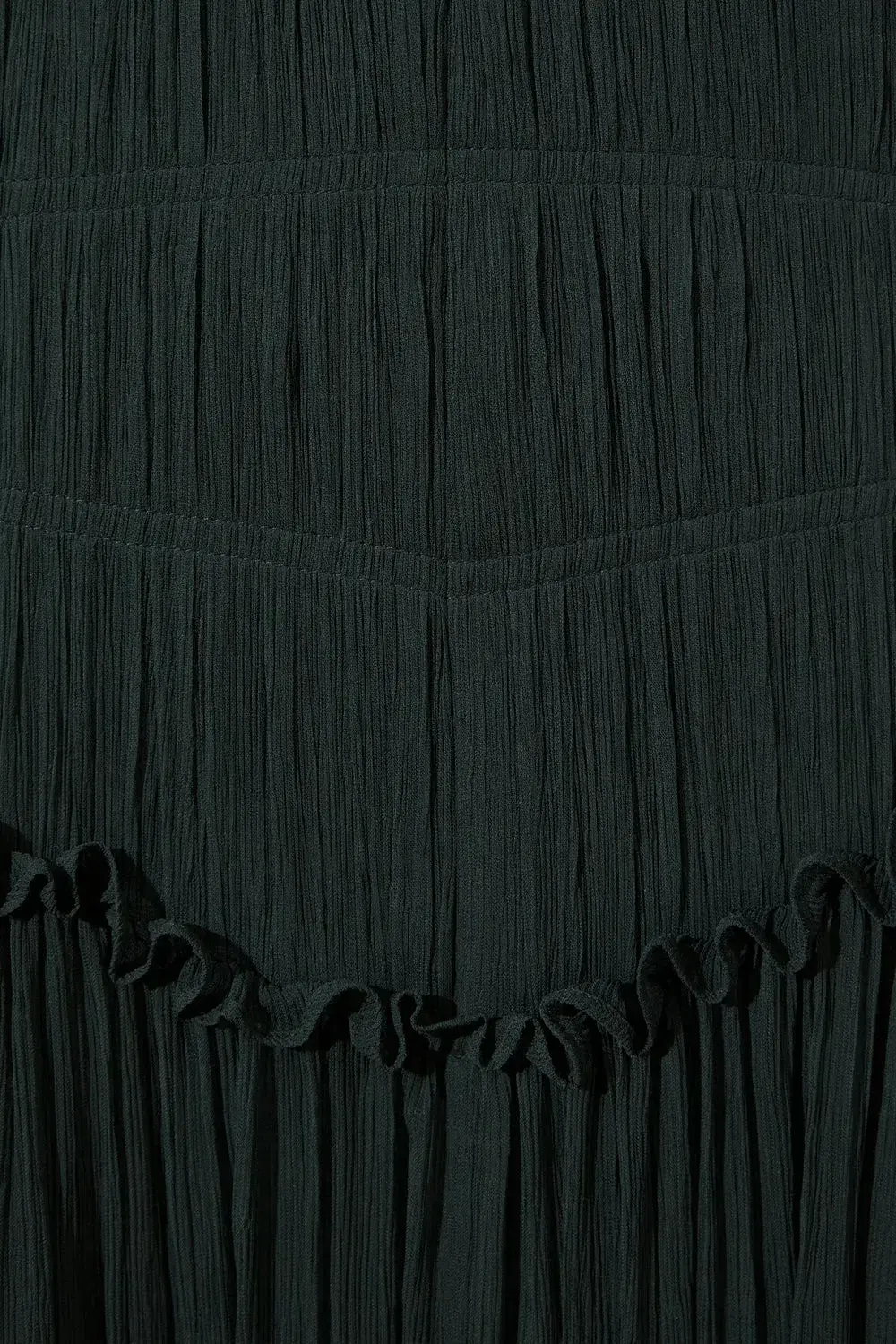 Shona Joy Leonie Long Sleeve Ruched Mini Dress Rosemary Green Size 10  for rent on The Volte - main image