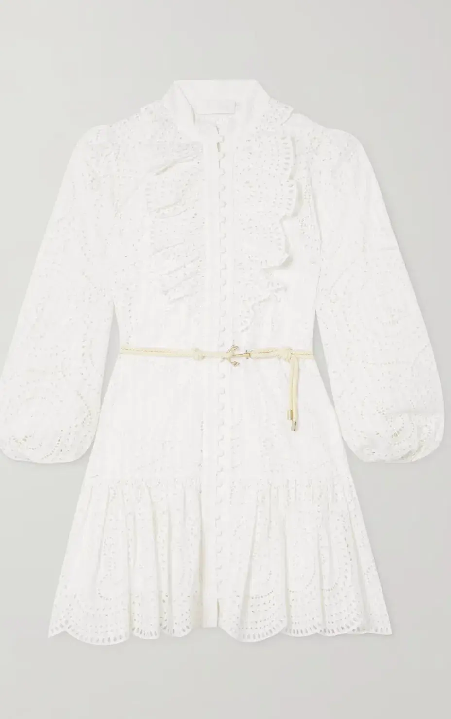 Zimmermann Moonshine Anchor Dress Ivory Size 1 / Au 10  - Image 4