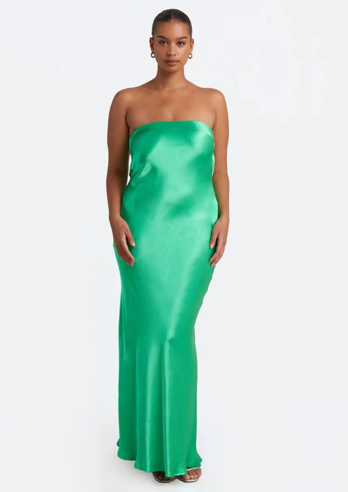 Bec & Bridge Moon Dance Strapless Dress Emerald Green Size 8 - Image 1