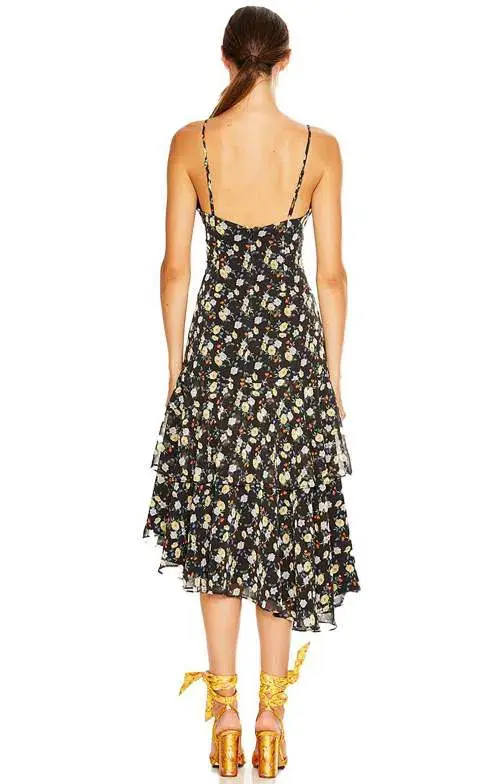 Talulah Tahiti Nights Midi Dress Black Size 12 - Image 3