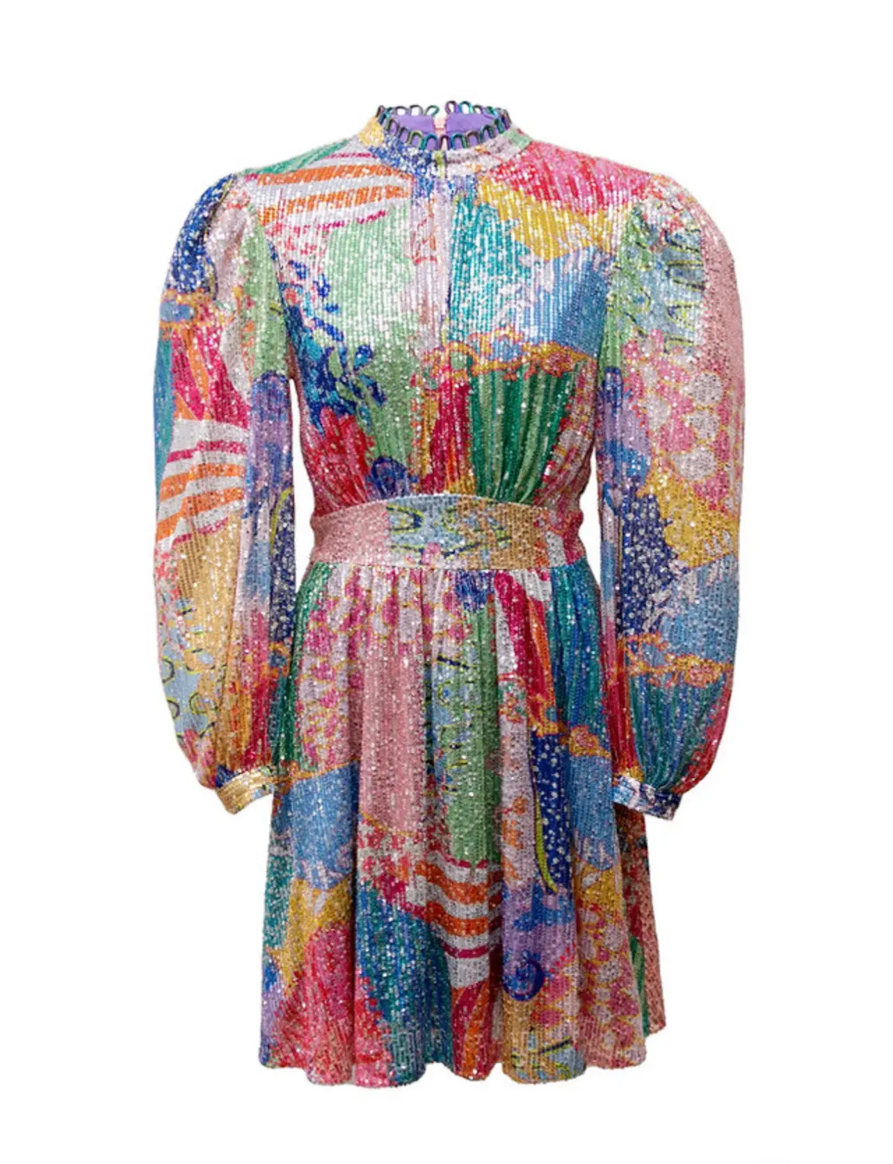 Celia B - Popa Dress Mini Sequin - Size Small - Image 4