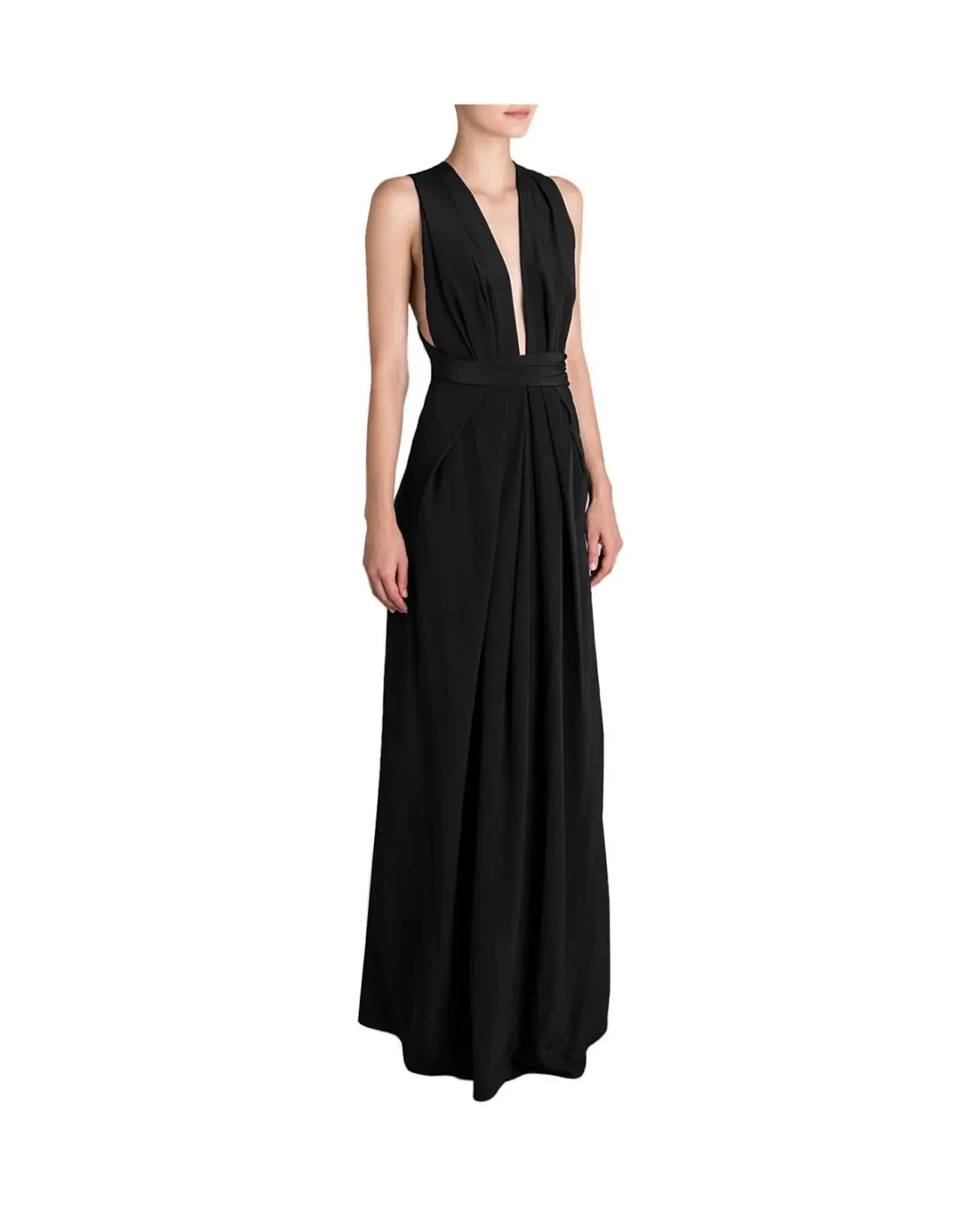 Bianca Spender Silk CDC Ascendent Gown Black Size  12 - Image 8