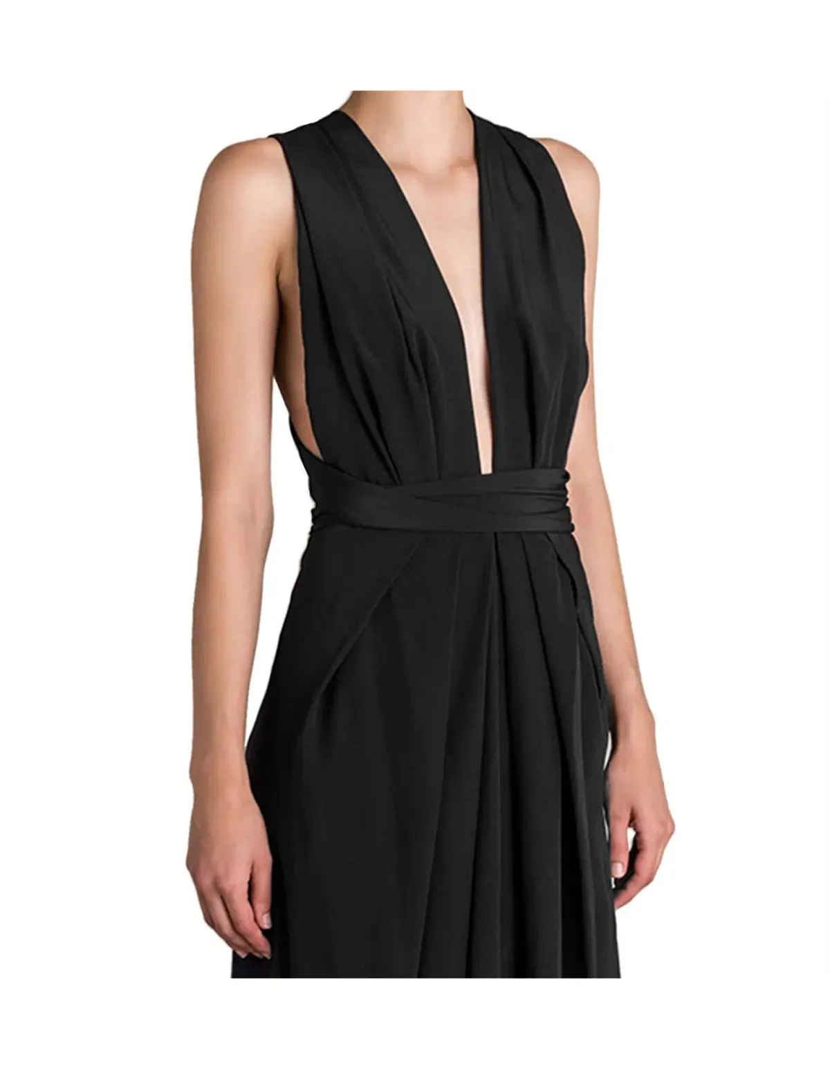 Bianca Spender Silk CDC Ascendent Gown Black Size  12 - Image 6