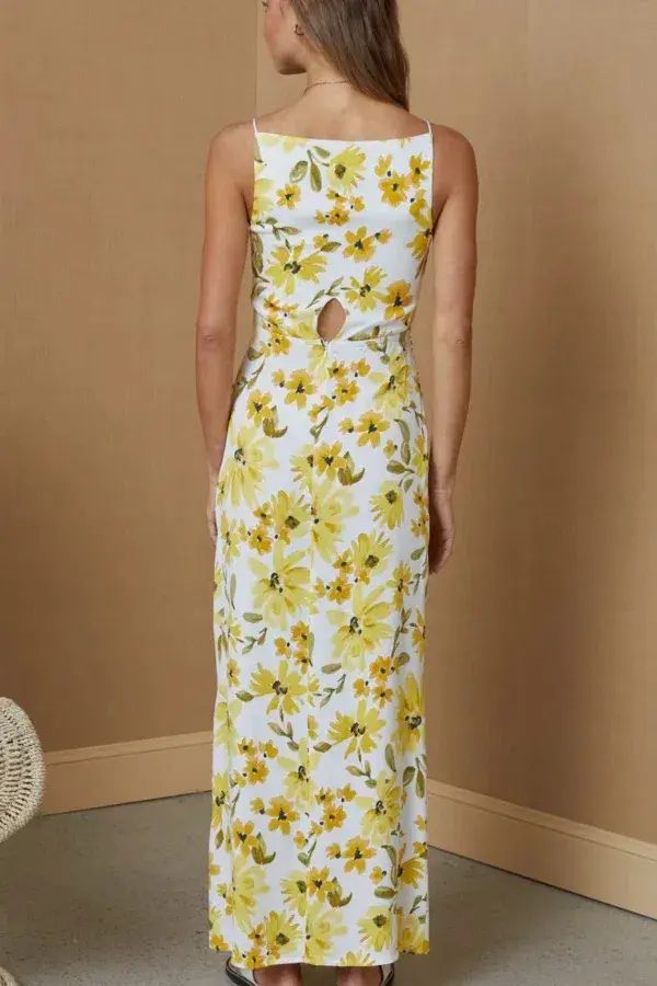 Bec & Bridge Daphne Maxi Dress Floral Size 8  for rent on The Volte - main image