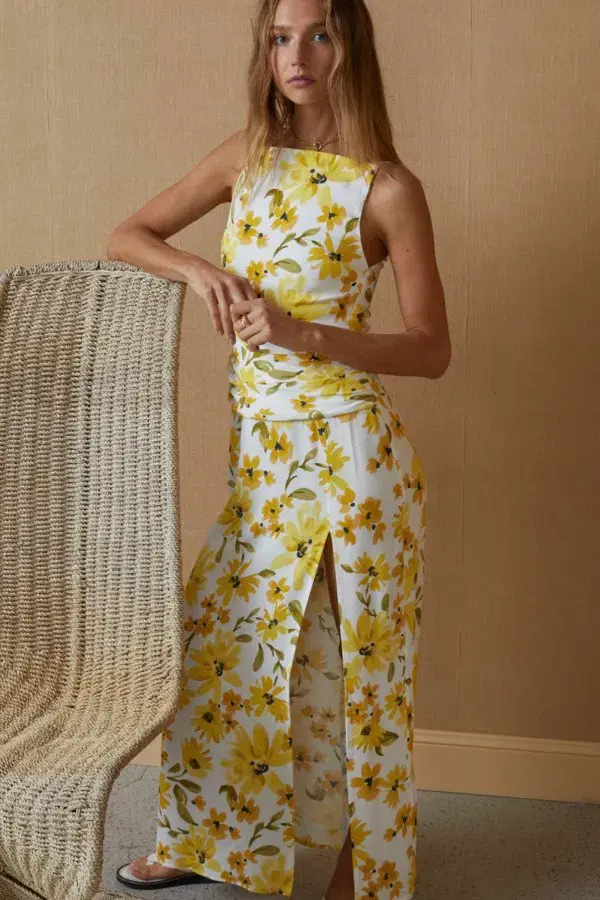 Bec & Bridge Daphne Maxi Dress Floral Size 8  - Image 4
