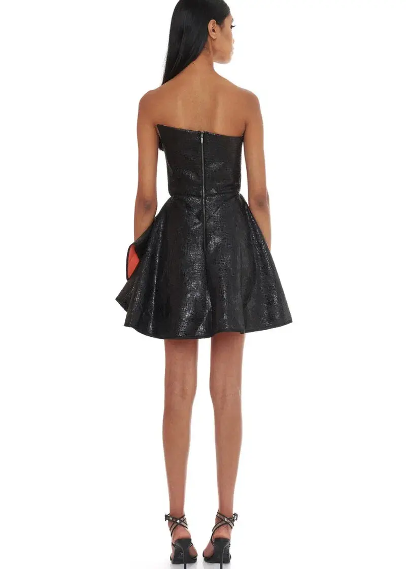 Eliya the Label Emma Mini Dress Black Size S/Au 8 - Image 3