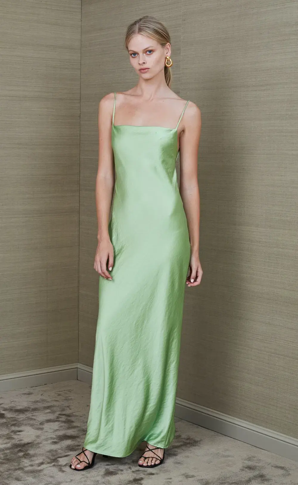 Bec & Bridge Apple Eyes Maxi Dress Green Size 6 - Image 1