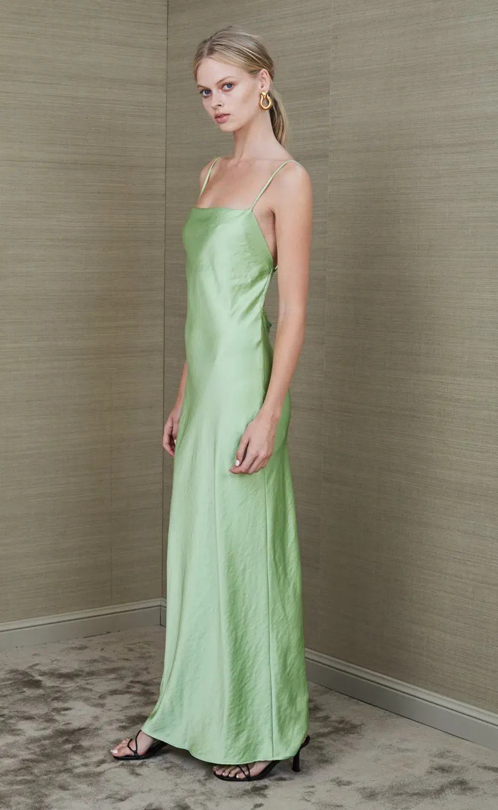 Bec & Bridge Apple Eyes Maxi Dress Green Size 6 - Image 4