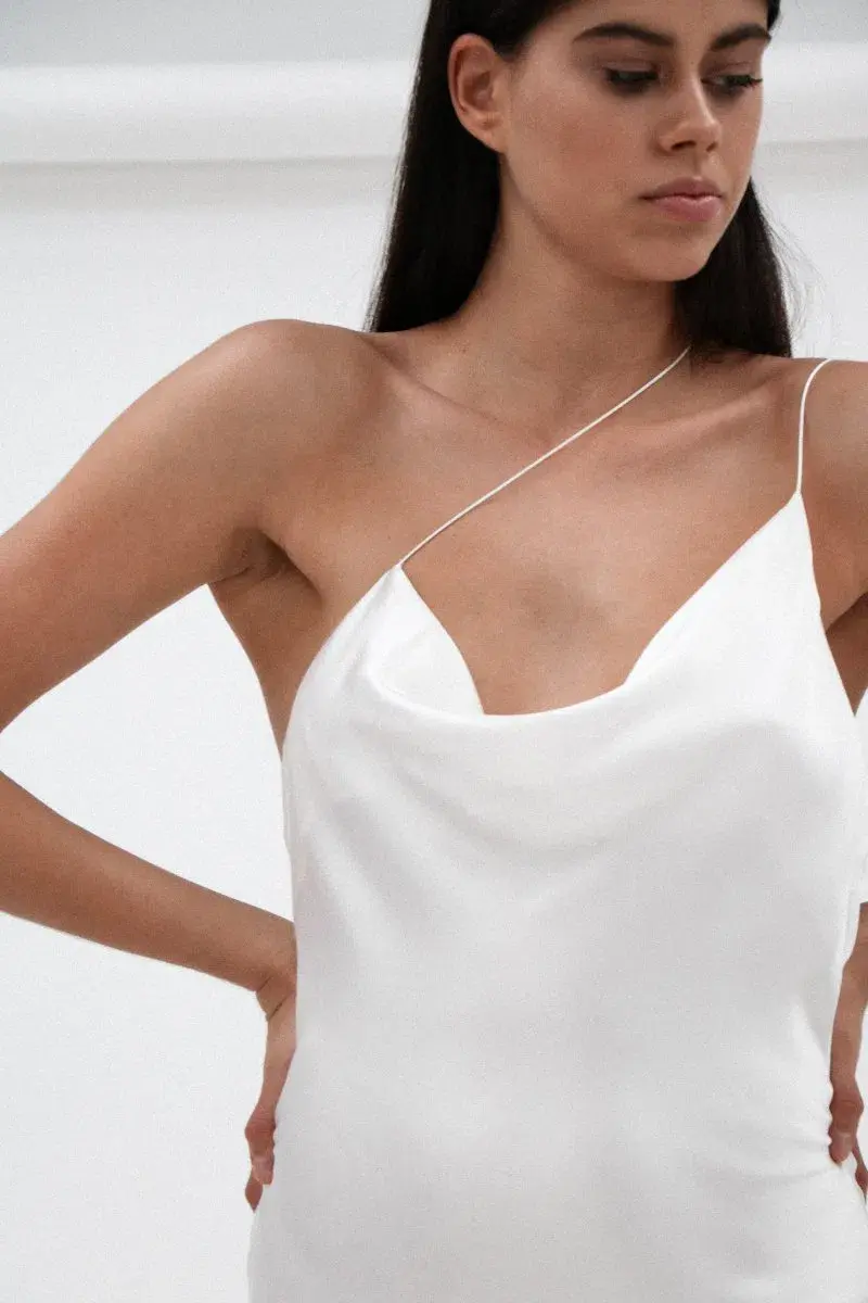 Natalie Rolt Avril Mini Dress White Size 8 for rent on The Volte - main image