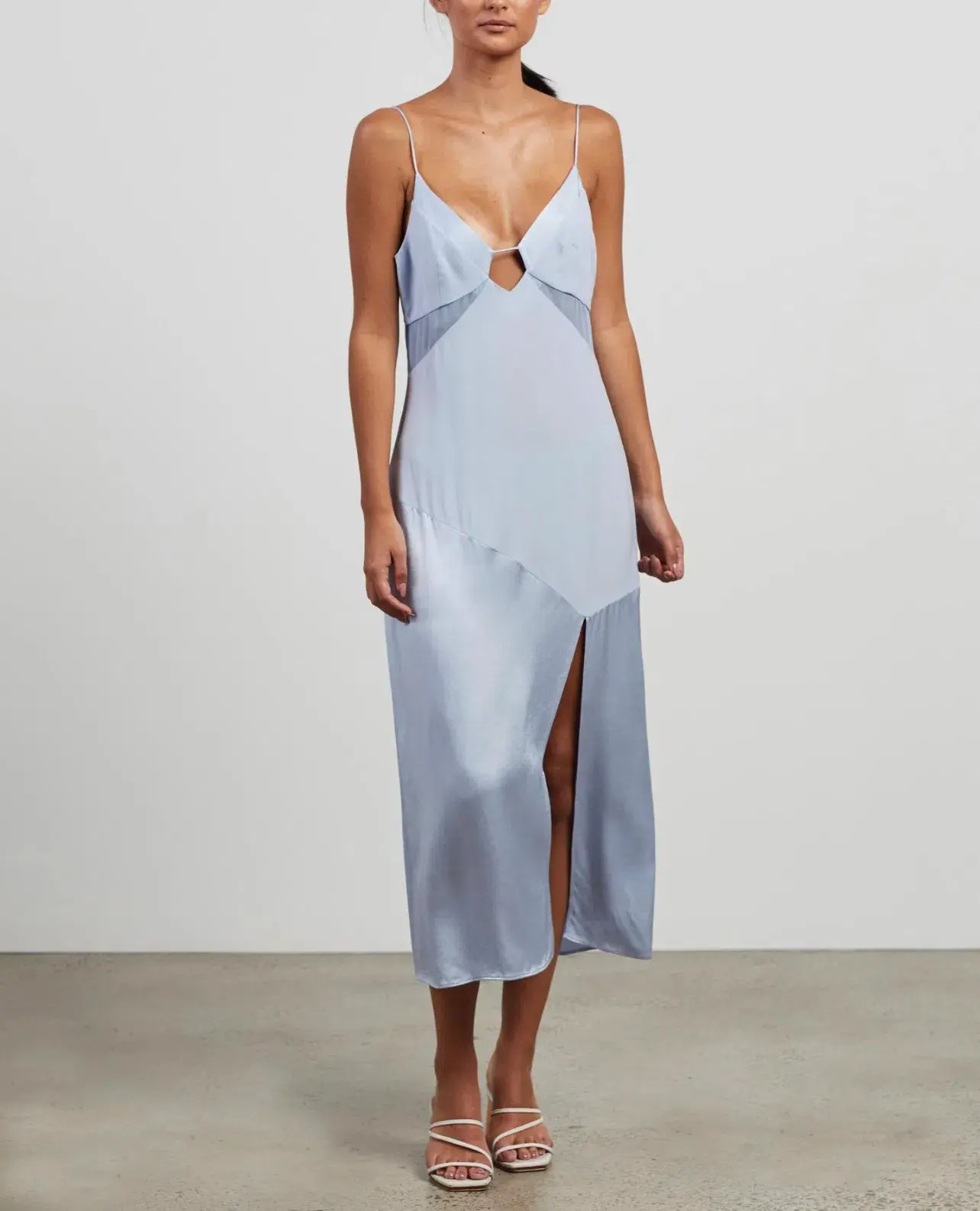 Vestire Palm Beach Midi Dress Blue Size 14 - Image 1